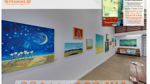 Dreamscapes by Suzie Skugstad, in the Gallery @ Panorama Framing